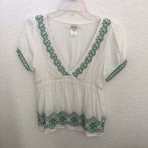 Embroidered top